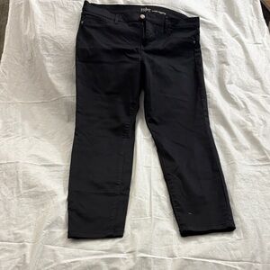 New York & Company Midnight Black Angle Leggings / Jeggings